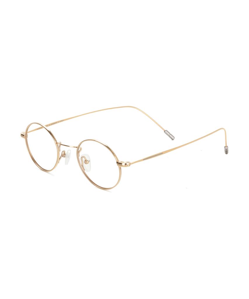 Loulou R Eye 140 Beta Titanium Glasses 44 Gold