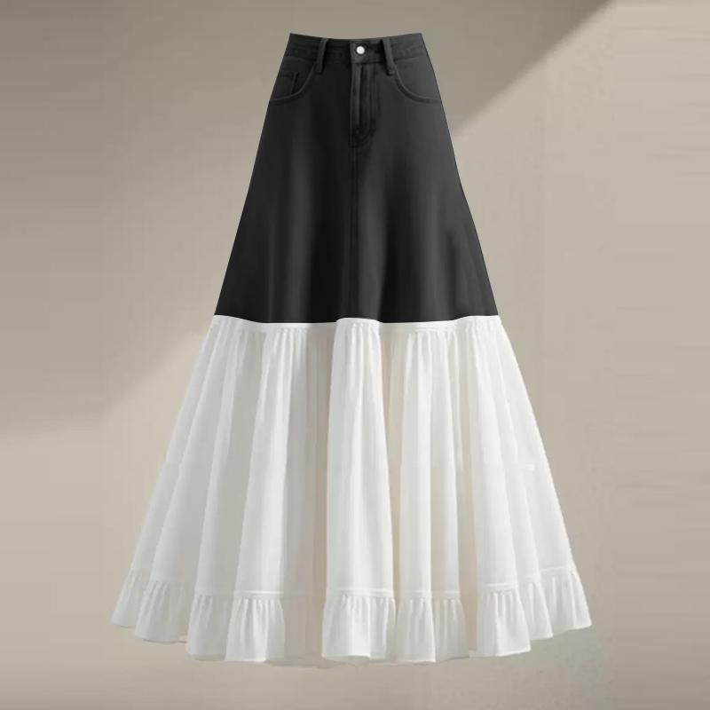 

VONDA Женские повседневные юбки А-силуэта с высокой талией 4XL