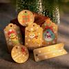 50pcs DIY Xmas Decoration Wrapping Supplies Gift Wrapping Hang Tags Christmas Labels Kraft Tag