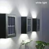 2Pcs Waterproof Solar Wall Light Solar Powered Decorative Light Solar Spot Light Up Down Lighting LED Solar Light