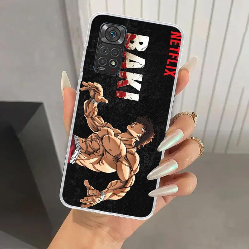 Baki the Grappler Original Anime Phone Case for Xiaomi Redmi Note 15 14 14S 13 12S 12 Pro 11S 11 Plus 11T 11E 10S Soft Funda Pri