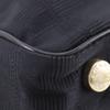 Chanel New Travel Line Tote MM Tote Bag A15991 Black Nylon Canvas Women Used