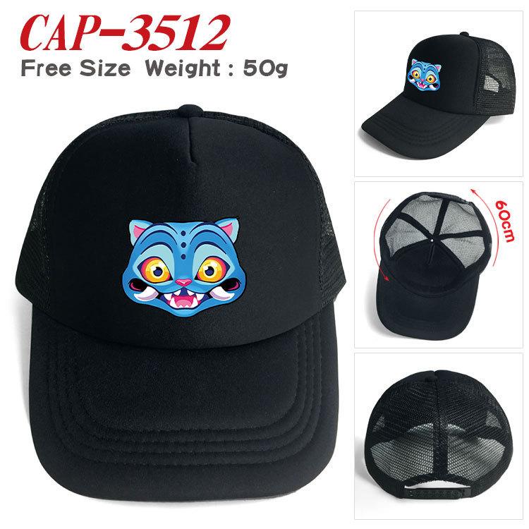 Kids Boys Girls Cartoon Anime Demon Hunters Derpy Printed Casual Hats Peaked Baseball Caps