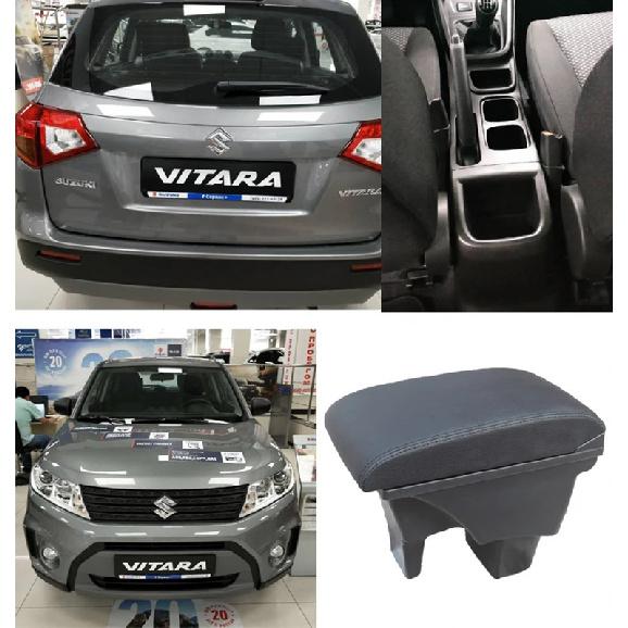 For Suzuki Vitara armrest box universal car center console caja modification accessories double raised with USB