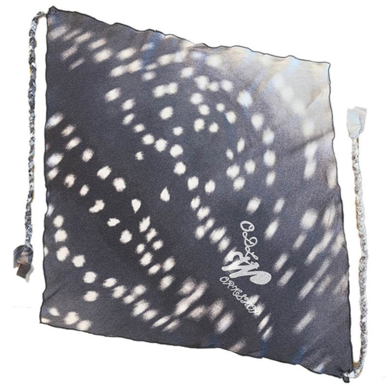 Odlyworkshop Cowhide Print Head Scarf, Smudge