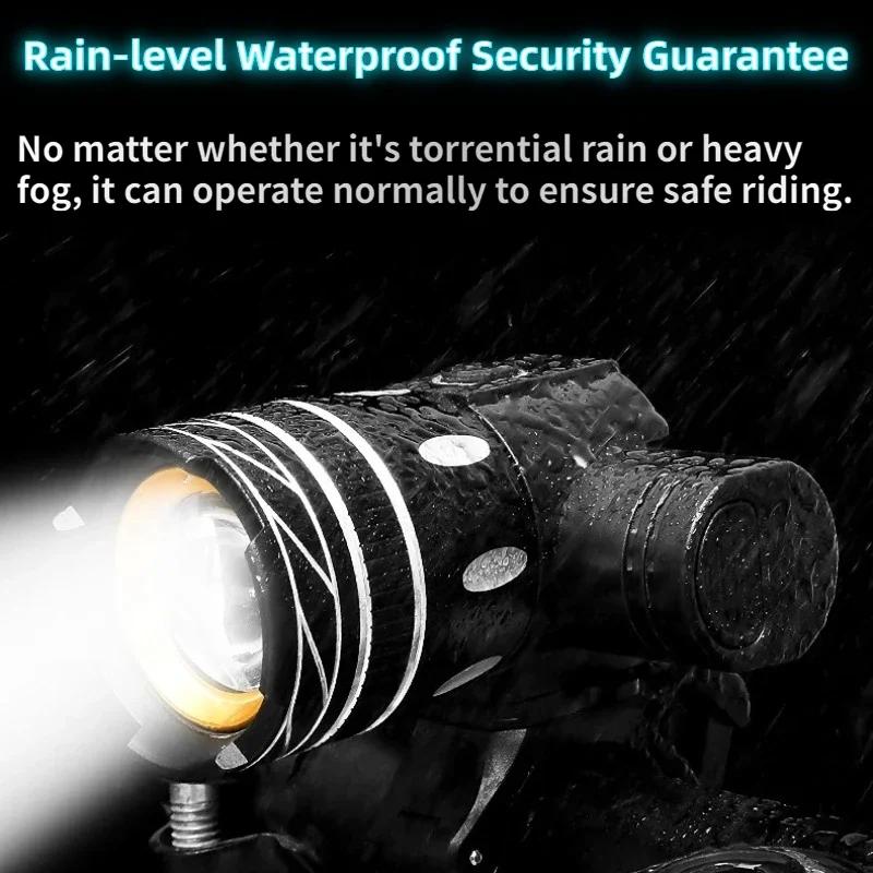 15000LM T6 LED Light Bicycle Accessories Bike Light Set USB Rechargeable Headlight/Flashlight Waterproof Zoomable Cycling Lamp