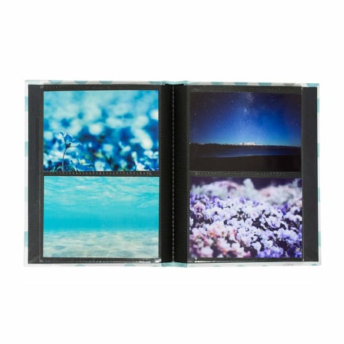 Nakabayashi Album z okienkiem Rozmiar L 2 warstwy Mieści 80 sztuk Niebieski A-FTPW-L-206-B