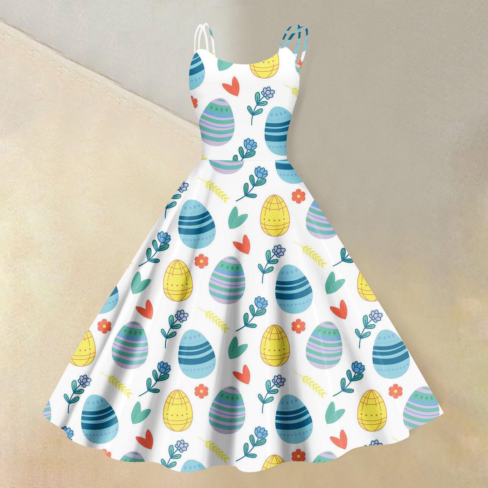 

Женская повседневная модная юбка с цветочным принтом в стиле панк-ретро с открытыми плечами L синий