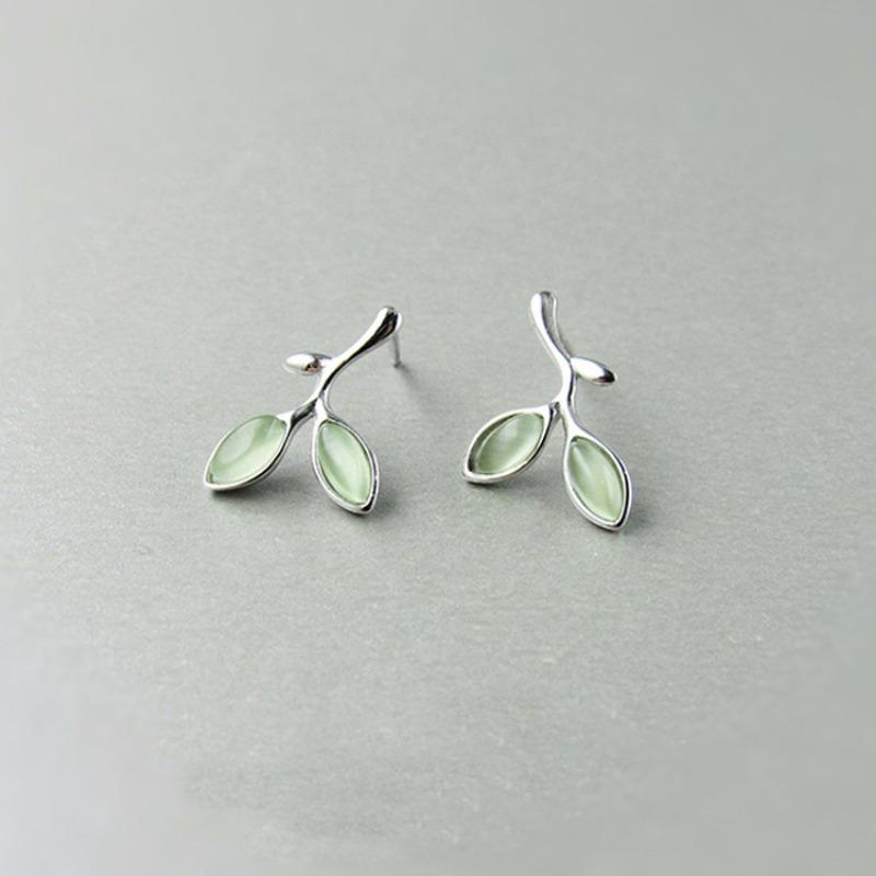 Korean Fashion 925 Sterling Silver Flower Inlaid Diamond Ear Clip For Women Non Pierced
