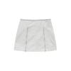 Woven Zipper Skirt Dare To