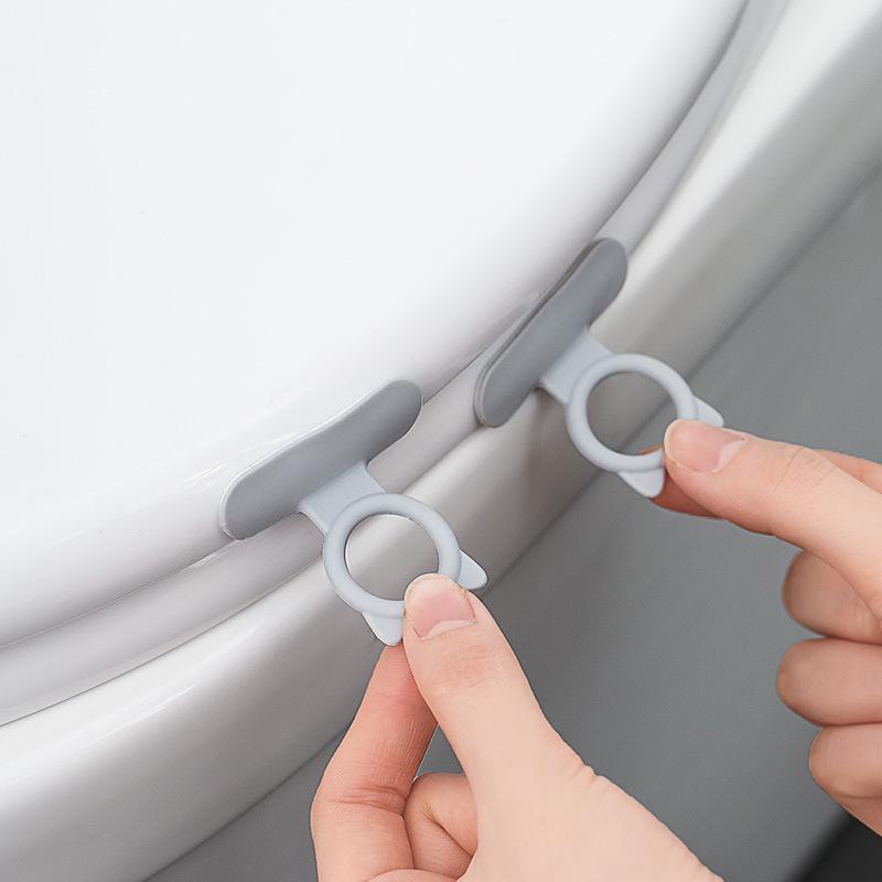 Silicone Toilet Seat Lifter: No-Touch Lid Handle Gadget