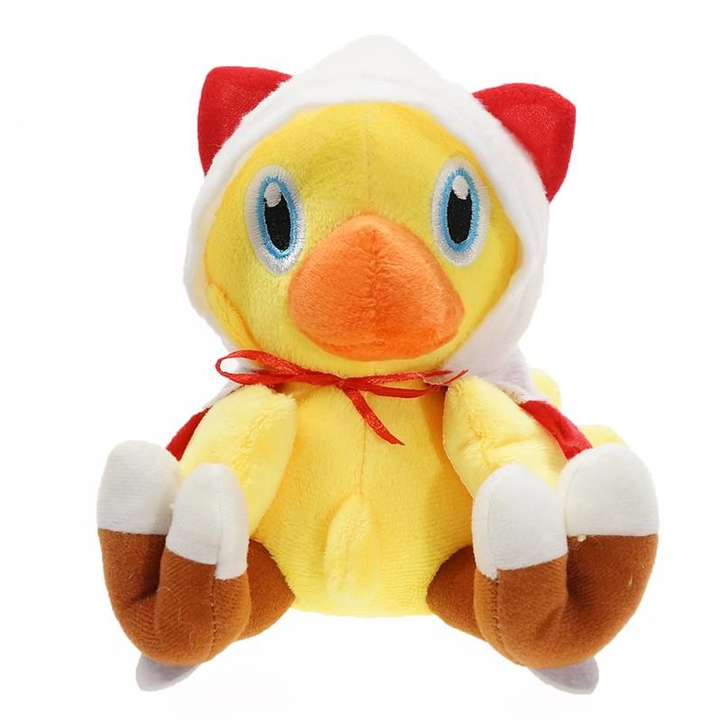 Fantasy Chocobo Final Christmas Hat Plush Toy Yellow Soft Doll Kid Gift Xmas