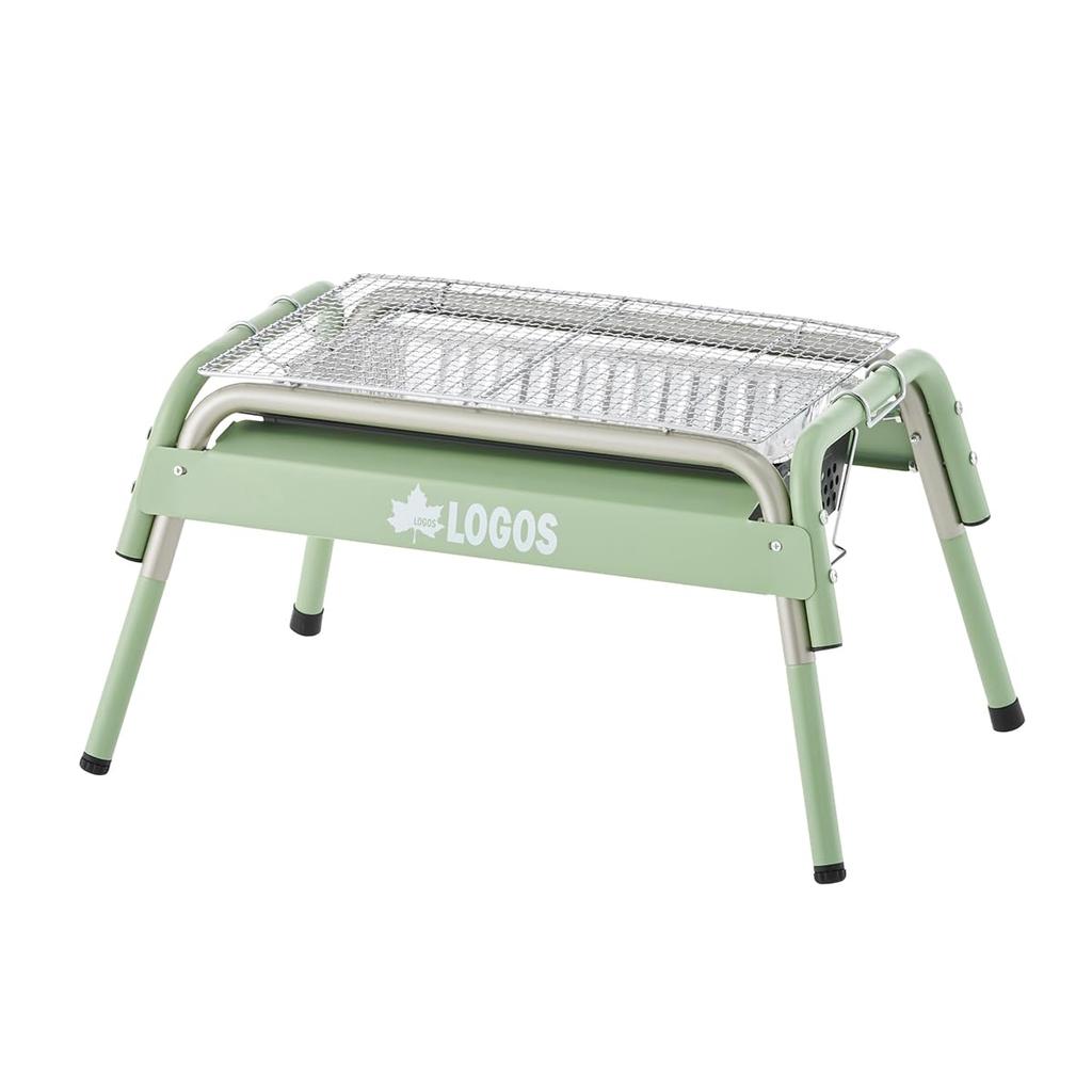 LOGOS Tube Grill M Trial 81060700 Barbecue Stove Easy Grill Height Adjustment Roster Included Eco-logosave (Easy Pack)