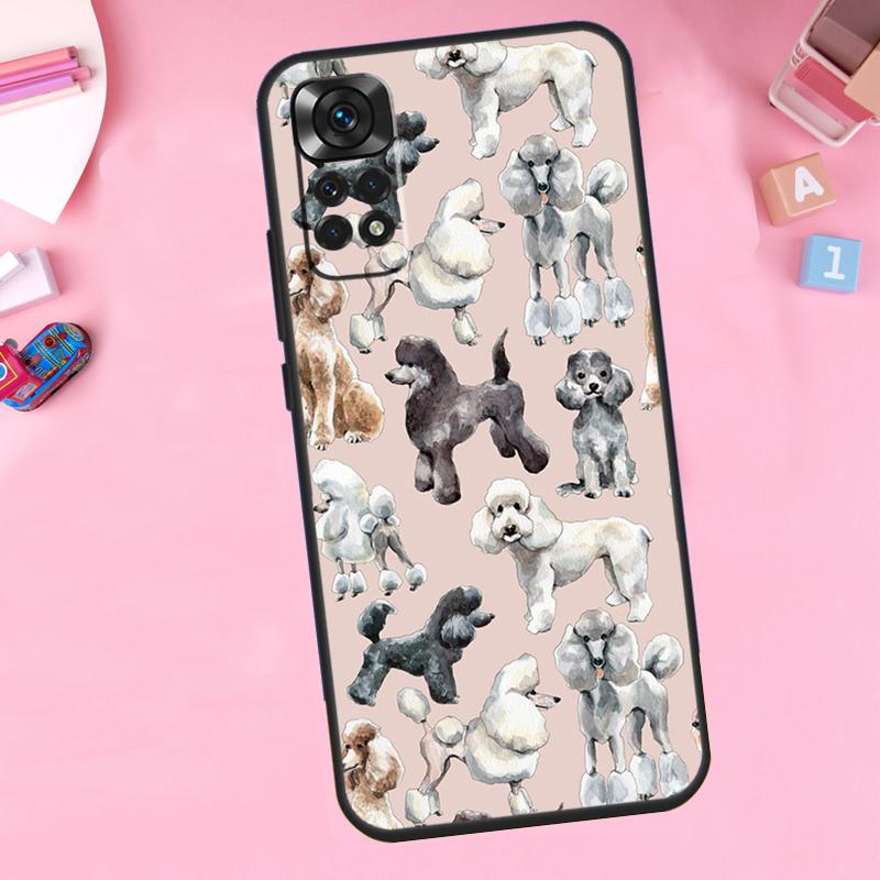 Poodle Dog Cartoon For Xiaomi Redmi Note 13 14 9 10 11 12 15 Pro Plus Phone Case For Redmi 15 C 14C 10C 12C 13C