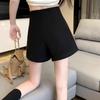 Spring 2026 Women's High-Waisted Wide-Leg A-Line Suit Shorts - Slimming & Versatile Casual Fashion