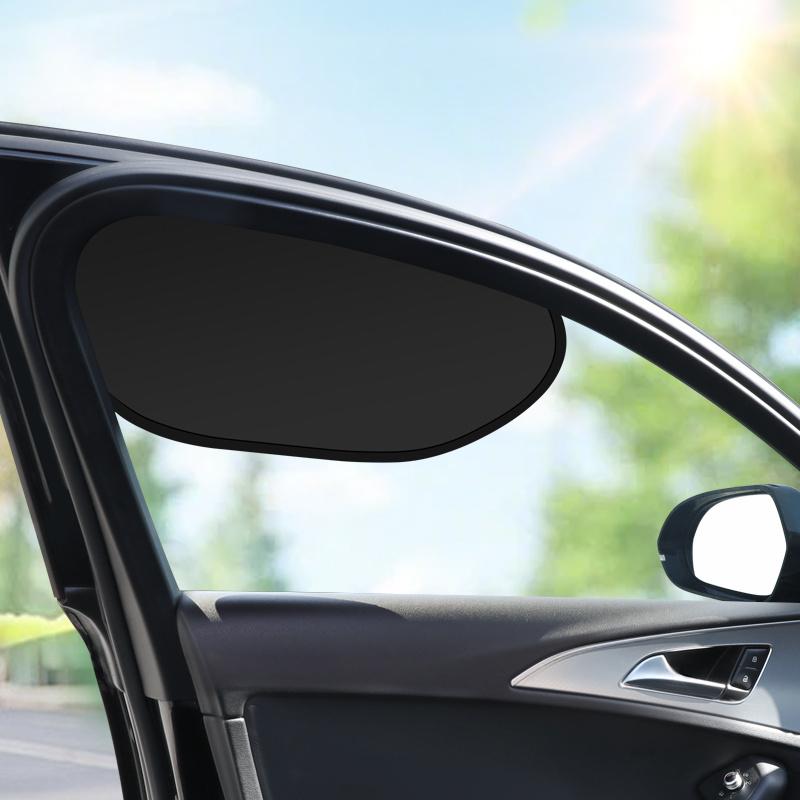 Car Summer Driver's Sunshade Heat-Insulating, Anti-Static Film, Non-Obstructive Side Window Sunshade for Left Side, Polyester
