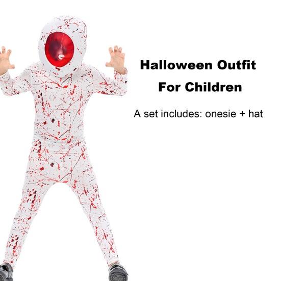 LUFEIS Sensenmann Kostüm Für Kinder – Inkl. Umhang, Sense, Maske & Handschuhe, Perfekt Für Halloween & Mottoparty