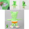 Delightful Green Gummy Bear Plush Soft Toy Cuddly Musical Teddy Bear Birthday Gift