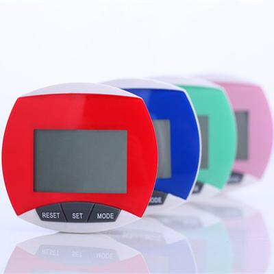 1 Set Digital Pedometer High Clearly Accurate Reading Sensitive Touch Button Electronic Large Screen Pedometer Running Use