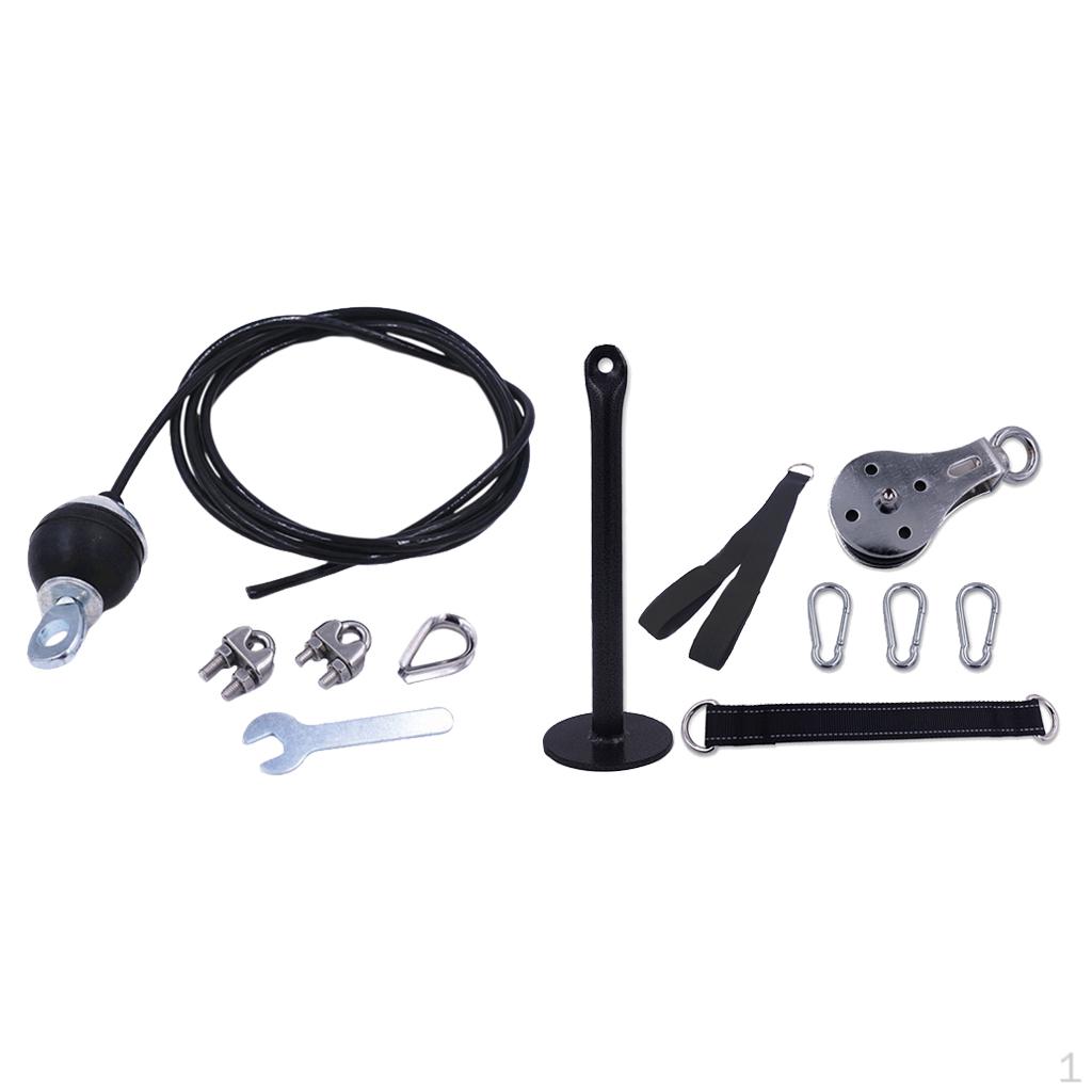 

Фитнесей Кабельный тренажер Система Насадка Устройство для тренировки трицепсов Сделай сам