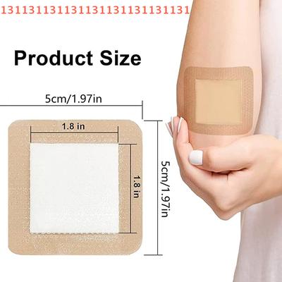 1Pcs Silicone Foam Dressing, Waterproof And High Absorbency Wound Bandage,Silicone Foam Pad For Wound Care