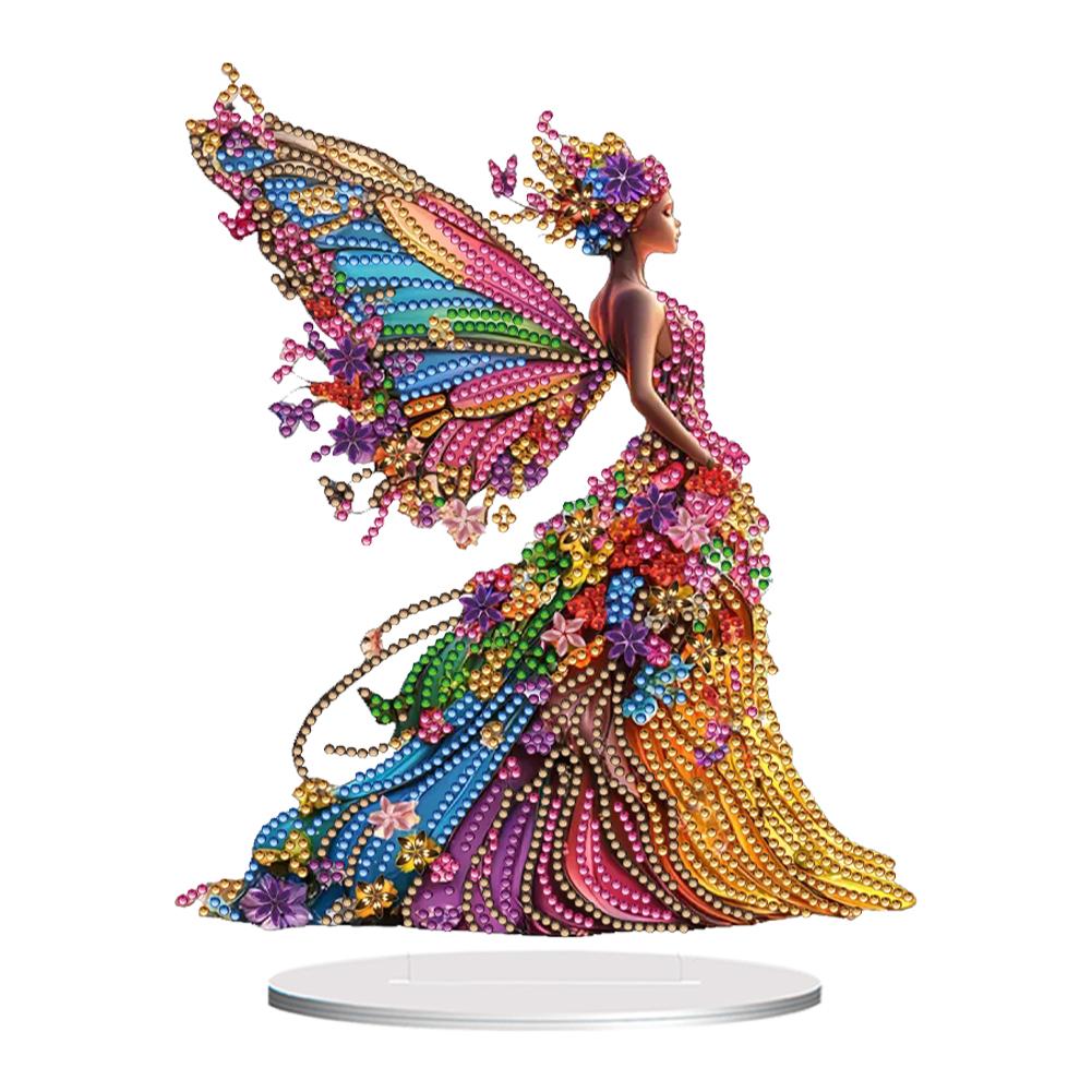 

Animal Special Shaped Diamond Painting Tabletop Ornaments Kit 5D DIY Diamond Art Tabletop Decorations for Home Office Decor