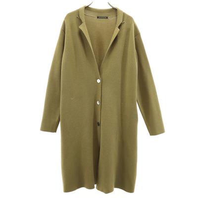 Mizuiro ind Strickmantel khakifarben Damen Gebraucht