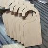 10 Pcs Blank Wooden Closet Dividers - Hanging Size Organizers for Home & Nursery Baby Clothes Racks