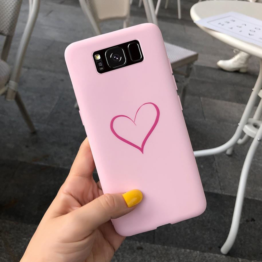 Shockproof Case For Samsung S8 Plus SM-G955F Cover Colorful Daisy Cactus Soft Matte Phone Case For Samsung S8 S 8 S8+ G950F Capa