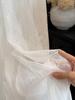 Women's 2026 Spring High Waist Lace Patchwork Flared A-Line Skirt