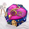 1pc Musical Notes Folding Umbrella | Elegant Design, Fashionable Accessory, Durable Construction, Sturdy Ribs Yy251107111