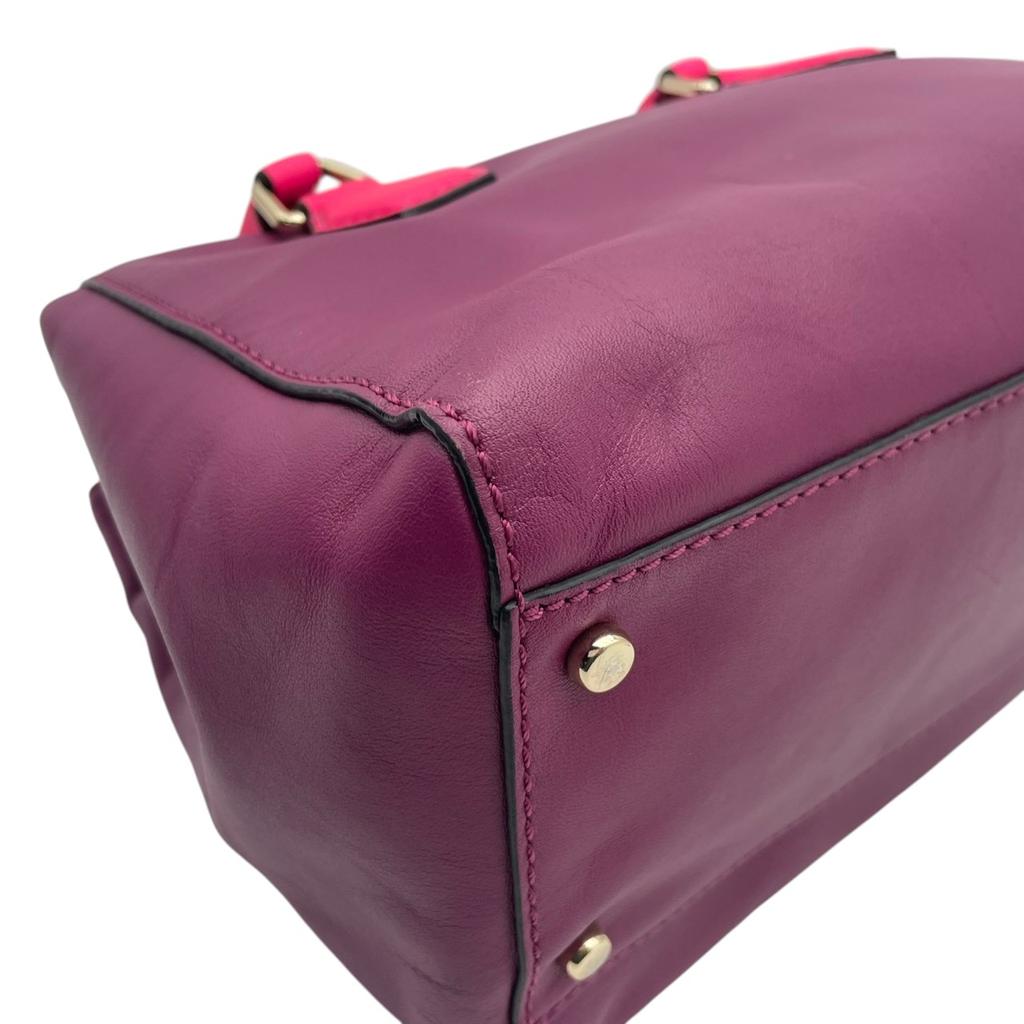 Used Kate Spade Handbag Catherine Street Catherine Street JoanieHandbag purple/pink leather Women