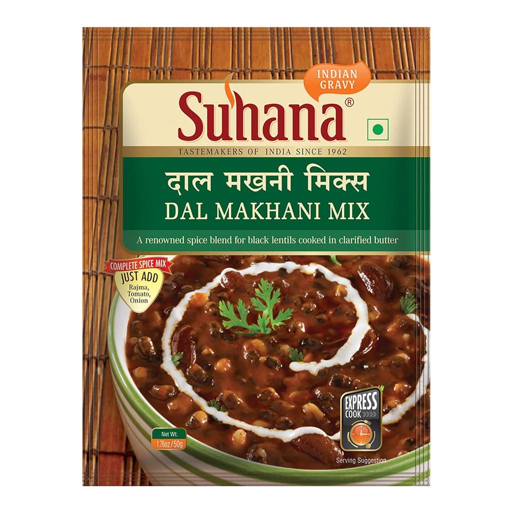 Suhana Mix di Spezie Dal Makhani 50 g Masala per Curry Pronto da Cucinare Per Pasti Cremosi in Stile Ristorante Con Ricco Aroma