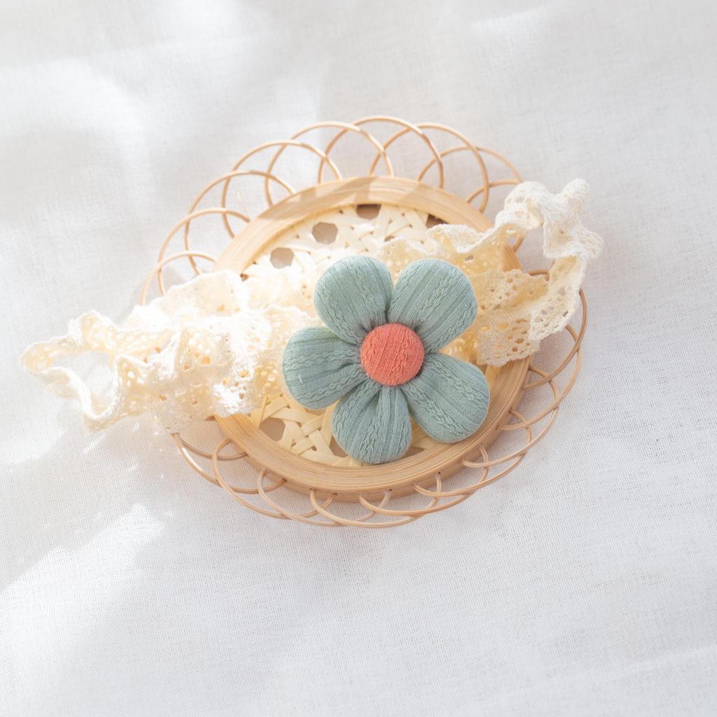 0-3 Yr Baby Headband: Gentle Fit, Flower Design for 100-Day & 1st Birthday Celebrations