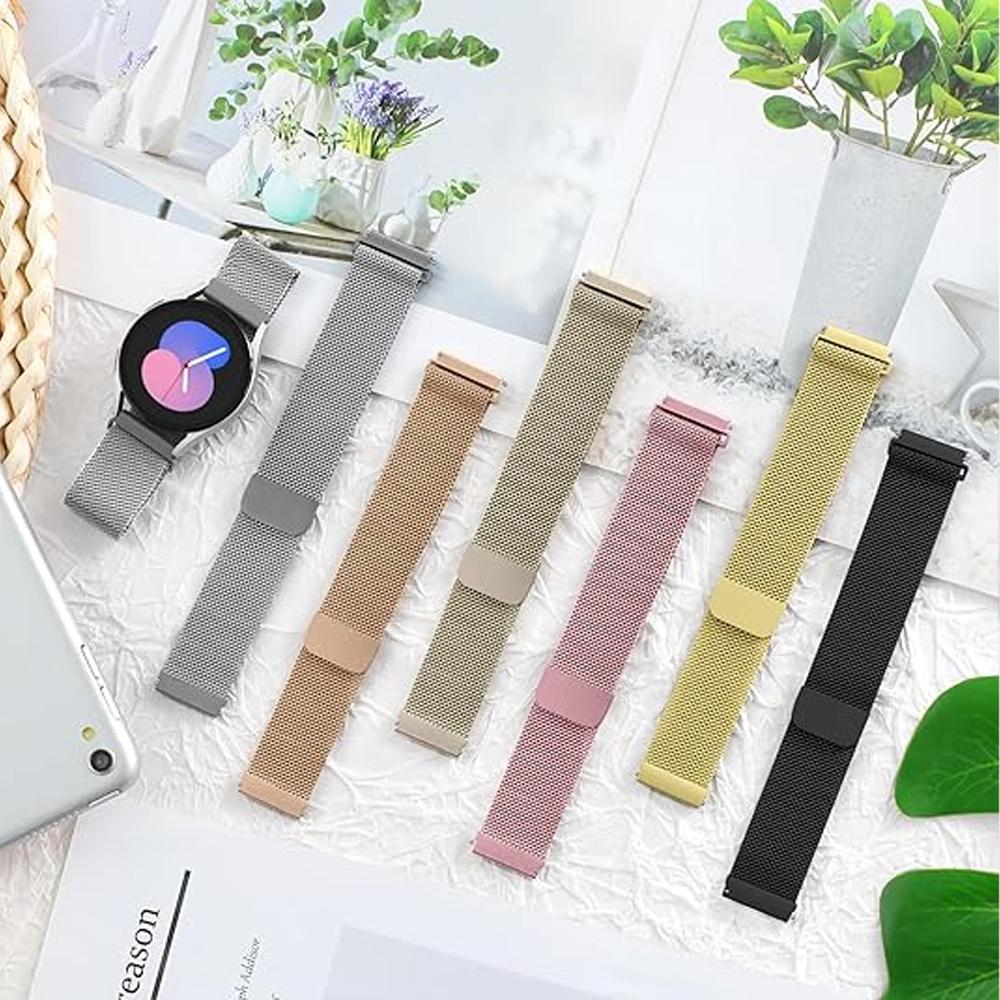 22mm 20mm Armband für Samsung Galaxy Watch Gear S3/6/7/4/5/Pro/classic/44mm 40mm Magnetisches Armband HUAWEI GT 2e 3 4 Armband