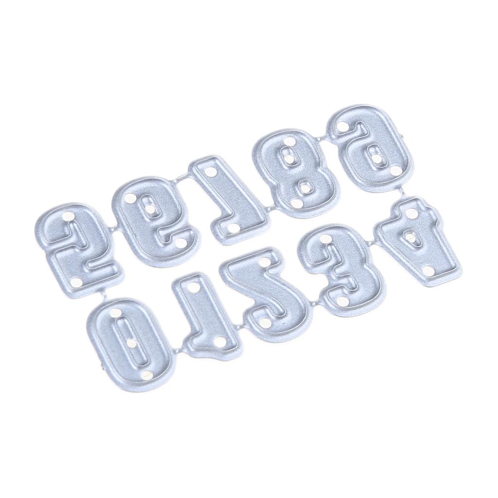 Zahlen Stanzformen 0 bis 9 DIY Scrapbooking Album Papier Kartenherstellung Dekorationswerkzeug für Kinder Erwachsene Spaß machen