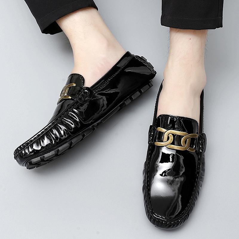 Women Comfort Flats Men’s Moccasins Loafer Driving Shoes Casual Slip on Unisex Plus Size White Black Green Blue Leather Shoes