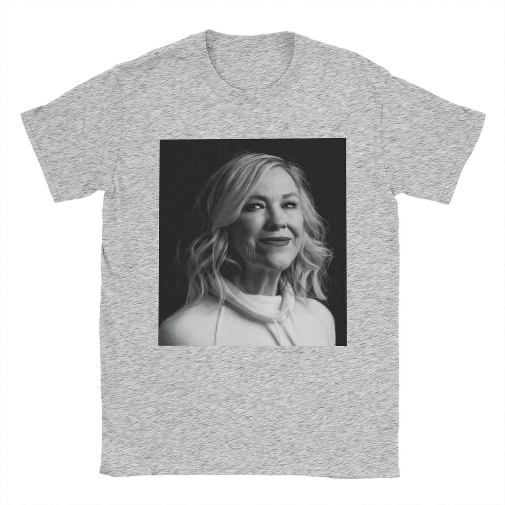 Vintage Catherine Ohara T Shirt Unisex Pure Cotton Vintage TShirts Crewneck Tees Short Sleeve Tops Plus Size