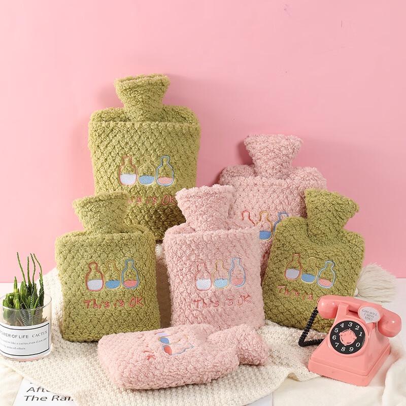 Plush Hand Warmer Hot Water Bottle, 1500ML