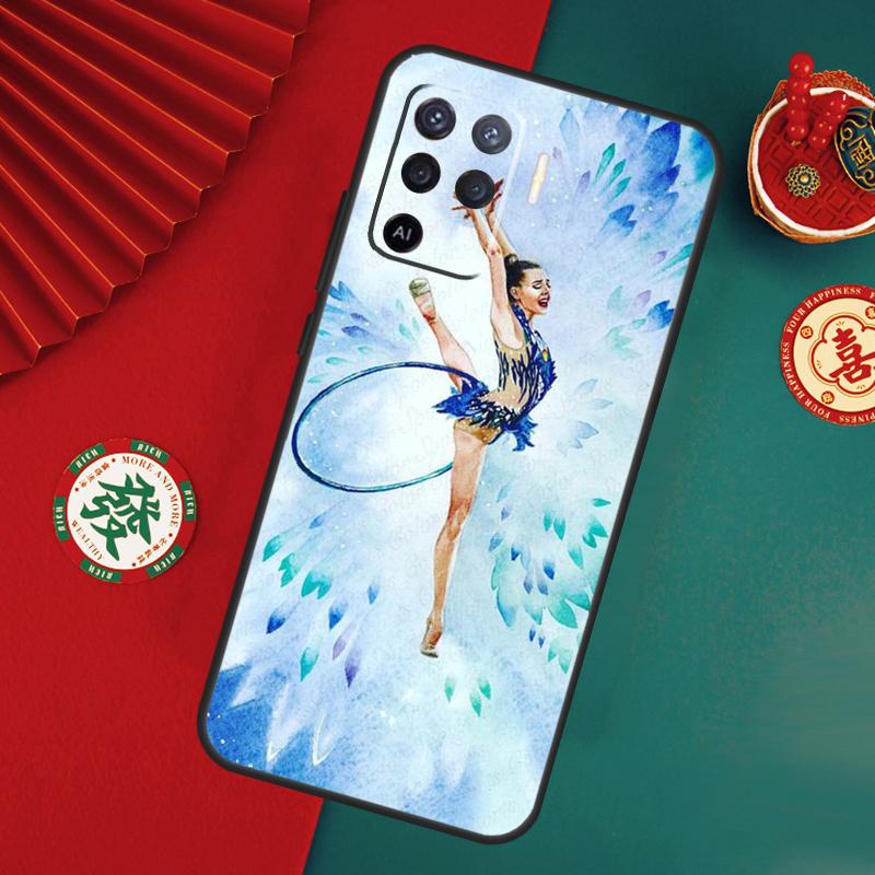 

Gymnastics Oil Painting Case For Oppo A78 A98 A58 A38 A18 A54 A74 A94 A80 A60 A40 A96 A76 A16 A15 A17 A57 A5 A6 Pro OPPO A38 4G