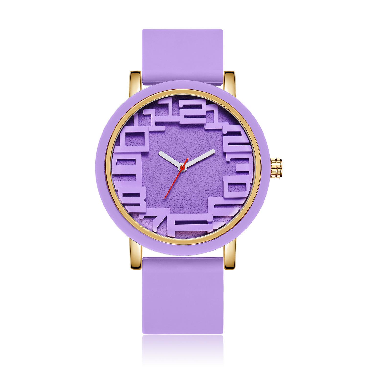 Новые простые модные повседневные часы силиконовые спортивные кварцевые часы