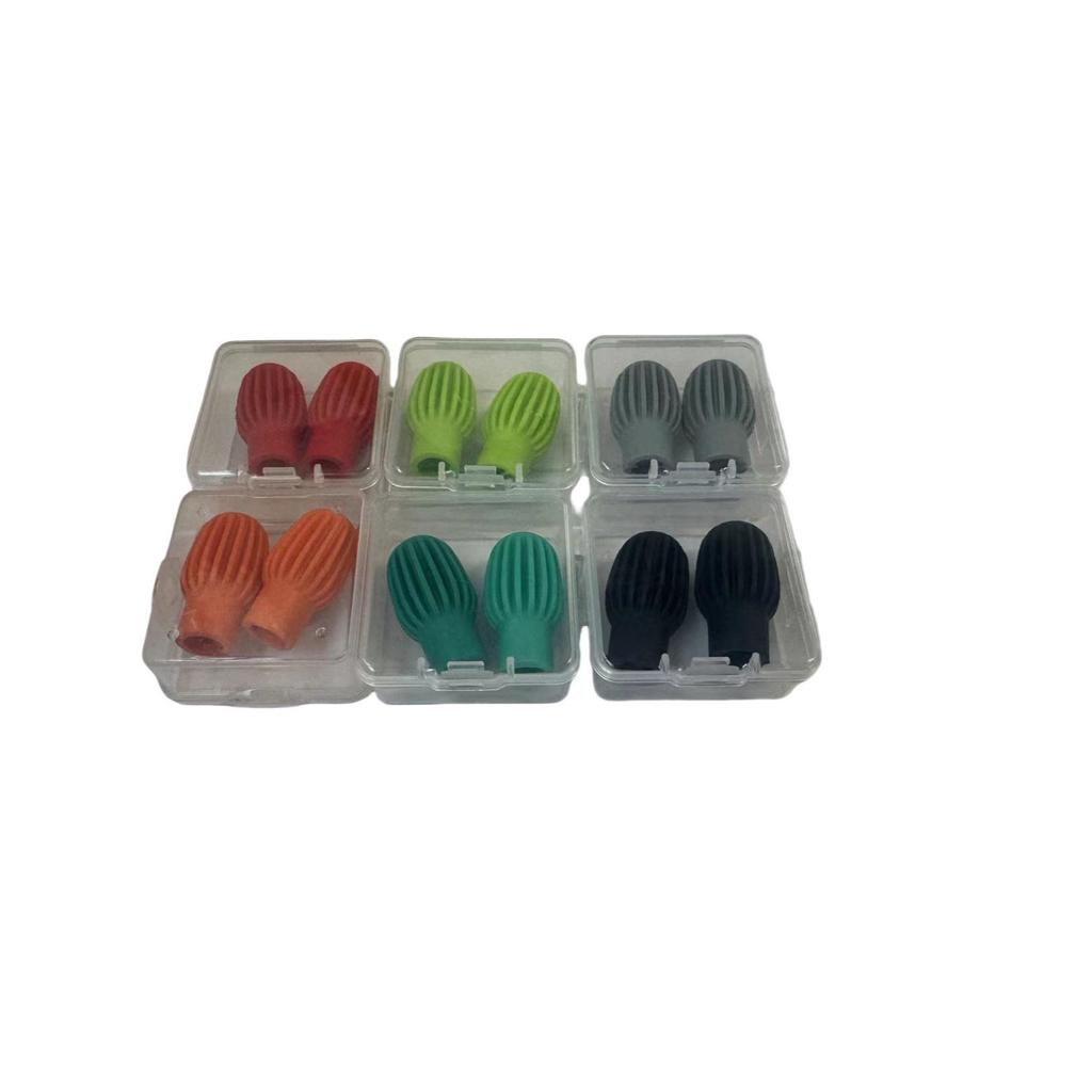 Silicone Drumstick Mute Sleeves - Portable Silent Practice Pad for 7A/5A Drum Set Noise Reduction