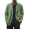 Men's Casual Long Sleeve Blazer Jacket with Pockets Lightweight Fashion Outerwear Suitable for Various Occasions Stylish Design