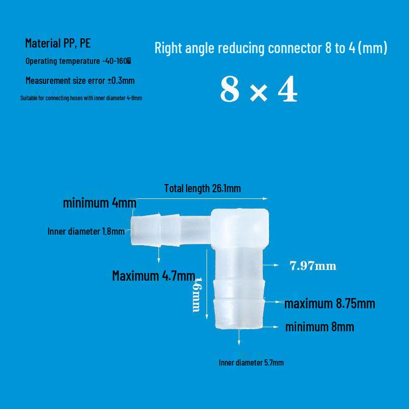 

Transparent Plastic Reducing Coupler for Aquarium Oxygen Tubes, Stainless Steel Straight Adapter 3/8 to 1/2