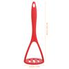 Silicone Vegetable Masher Grey Potato Ricer for Root Veggies and Fruits Efficient Food Pressing Kitchen Tool for Puree Making