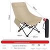 Portable 3-Position Adjustable Recliner Moon Chair for Outdoor Camping, Beach, and Breaks
