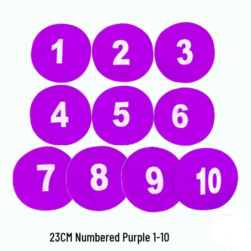Number Logo Sensory Integration Training Disc Mat for Basketball & Football