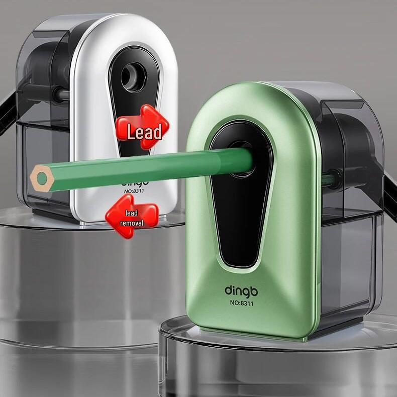 Dingbang Portable Pencil Sharpener - Durable and Safe for Kindergarten & Multiple Pens