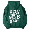 SOLY HUX Women's Sweatshirt Pattern Hoodie Casual Long Sleeve Loose Pullover with Kangaroo Pocket