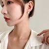 2024 Trendy Geometric Pearl Stud Earrings: Elegant, Unique Design for Women